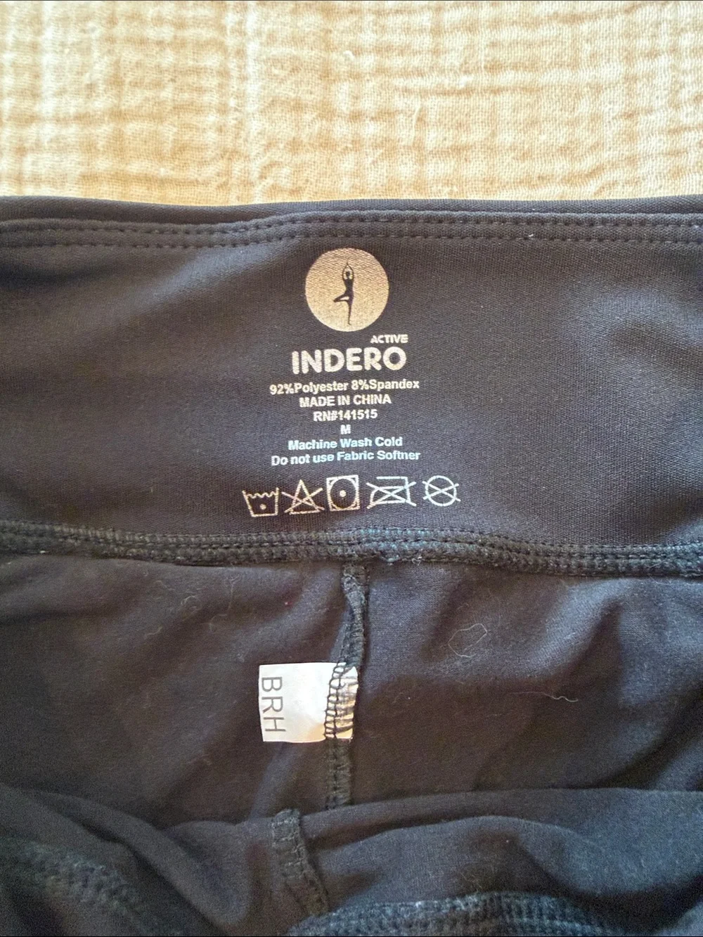 Girls' Black Athletic Skort with Built-In Shorts Size M